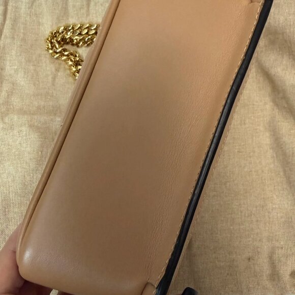 GUCCI Calfskin Quilted Mini Deco Shoulder Bag in Camelia - Picture 3 of 10